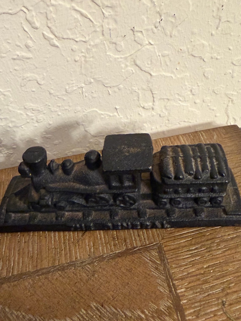 Cast Iron Toy Train Decorative Figurine - Black